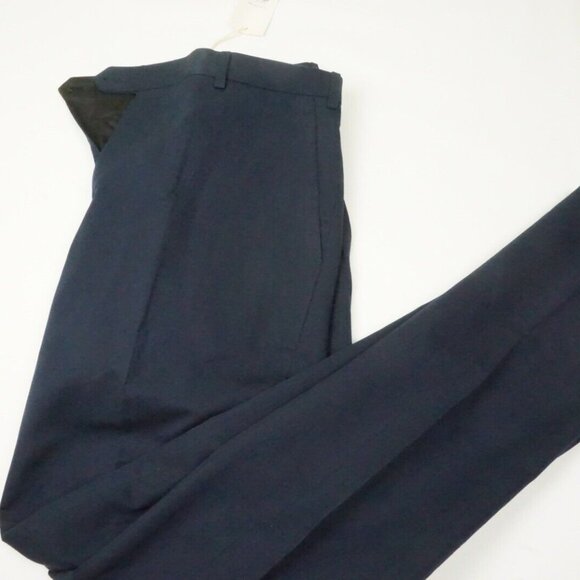 Eidos PN Solid Navy Blue Linen Blend Mens Casual Pants Sz 52R Brand New